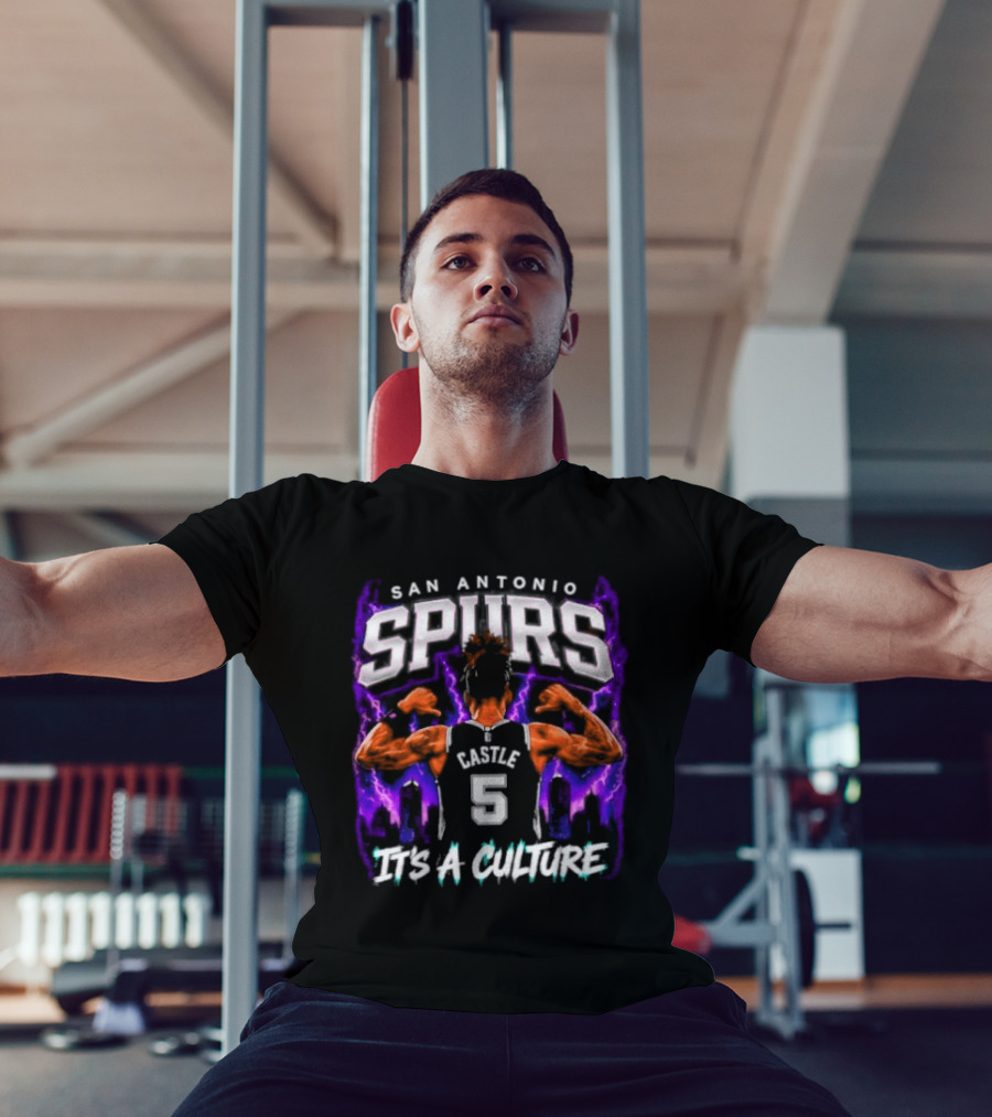 San Antonio Spurs Castle 5 It's A Culture T-Shirt