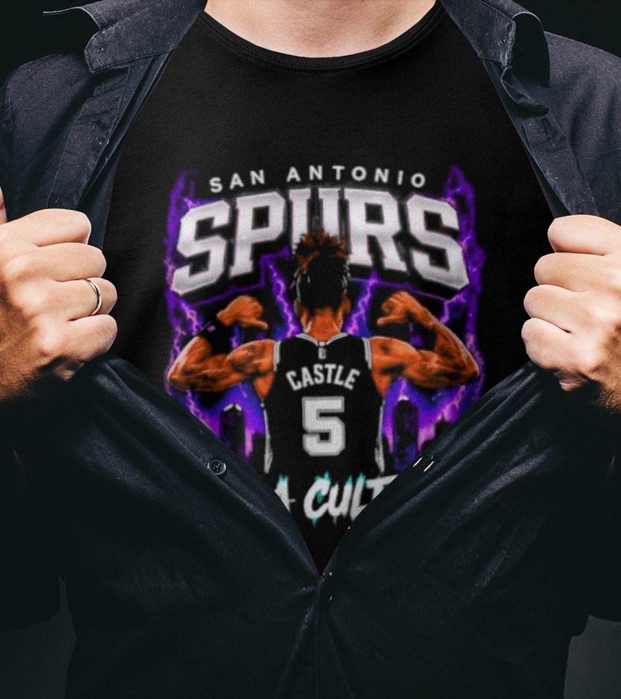 San Antonio Spurs Castle 5 It's A Culture T-Shirt
