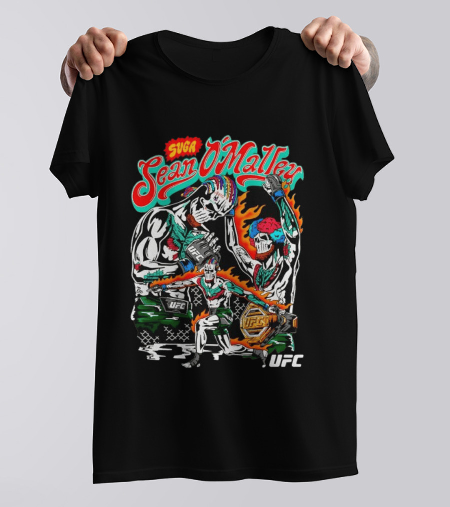 Suga Sean O'Malley UFC Warren Lotas Collaboration T-Shirt