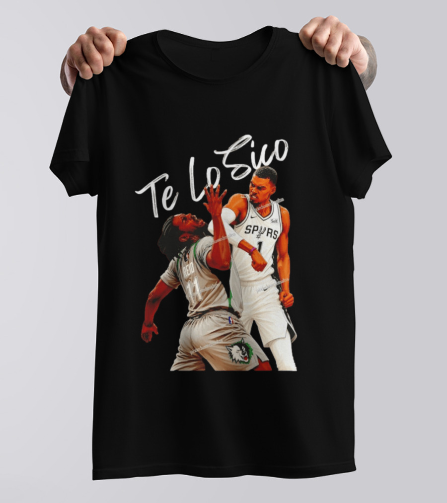 San Antonio Spurs Basketball Te Lo Sico Wemby Elbow Reid T-Shirt