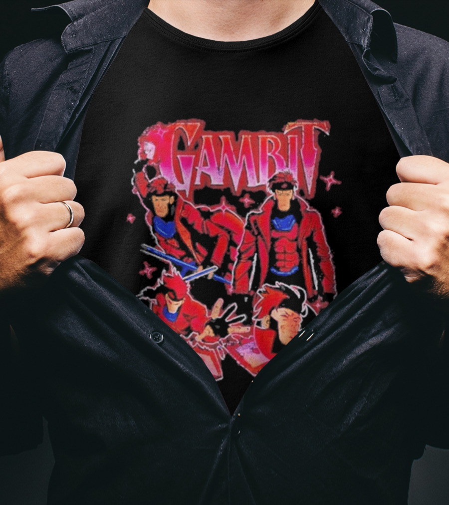 X Men Gambit Marvel Comic T-Shirt