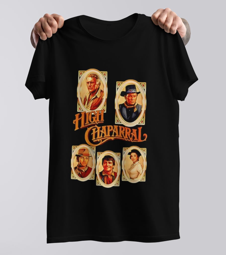 High Chaparral Classic Western Characters Collection T-Shirt