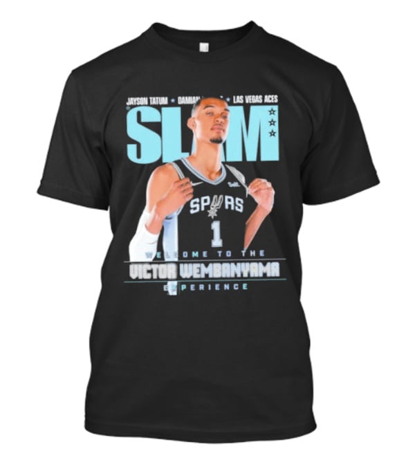 SLAM Victor Wembanyama Spurs Experience Welcome T-Shirt