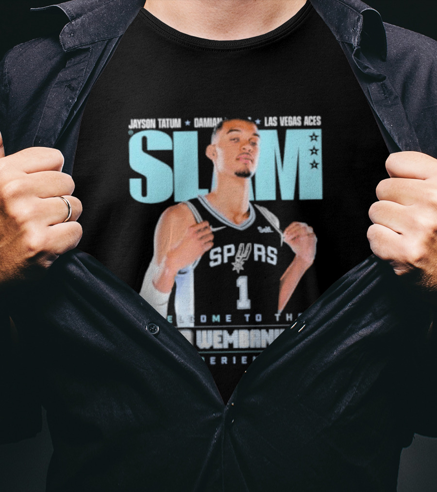 SLAM Victor Wembanyama Spurs Experience Welcome T-Shirt