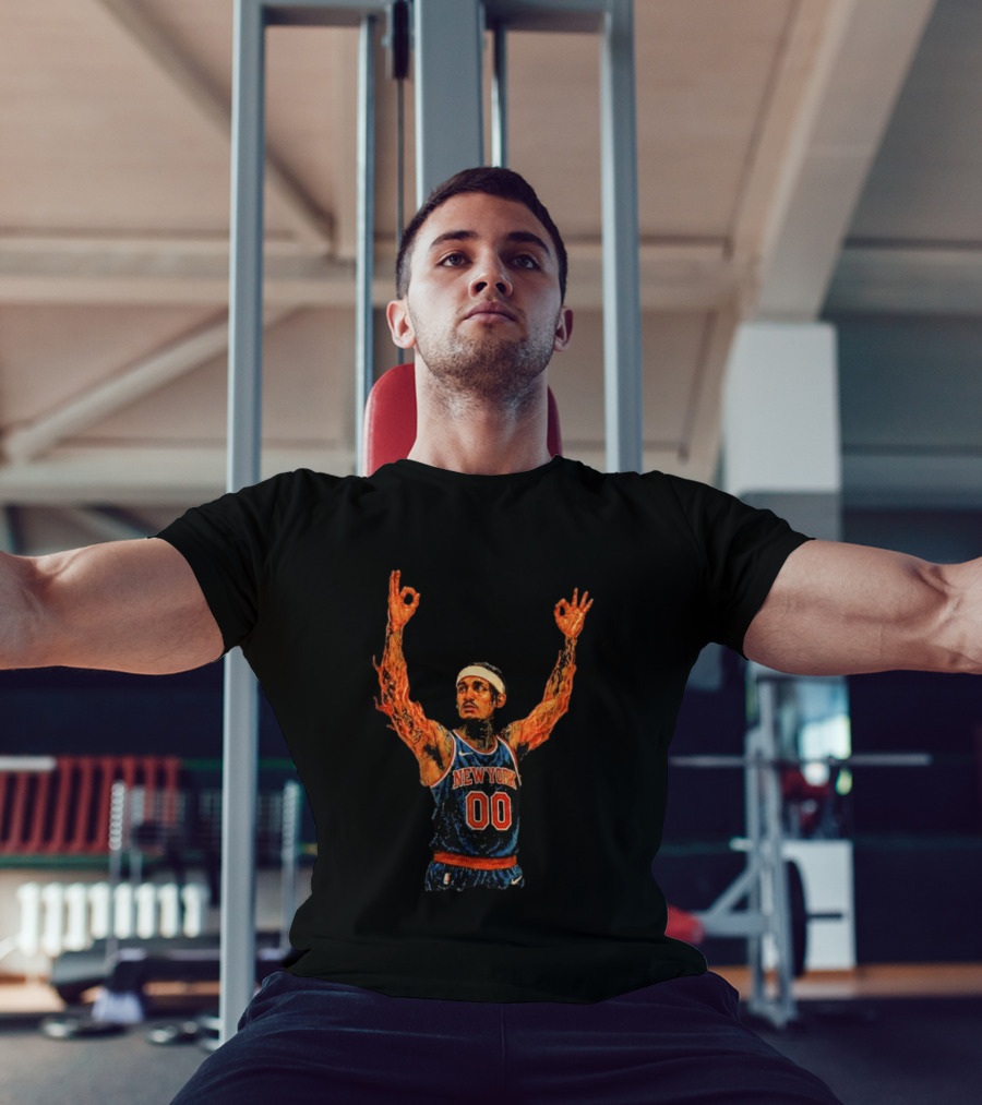 New York Knicks Ben Stiller MSG Game 1 Basketball Jersey 00 T-Shirt