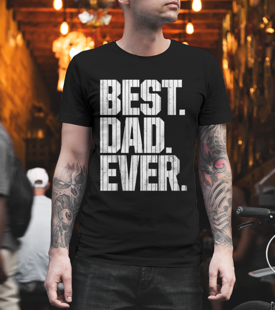 Best Dad Ever New York Yankees Baseball Game T-Shirt