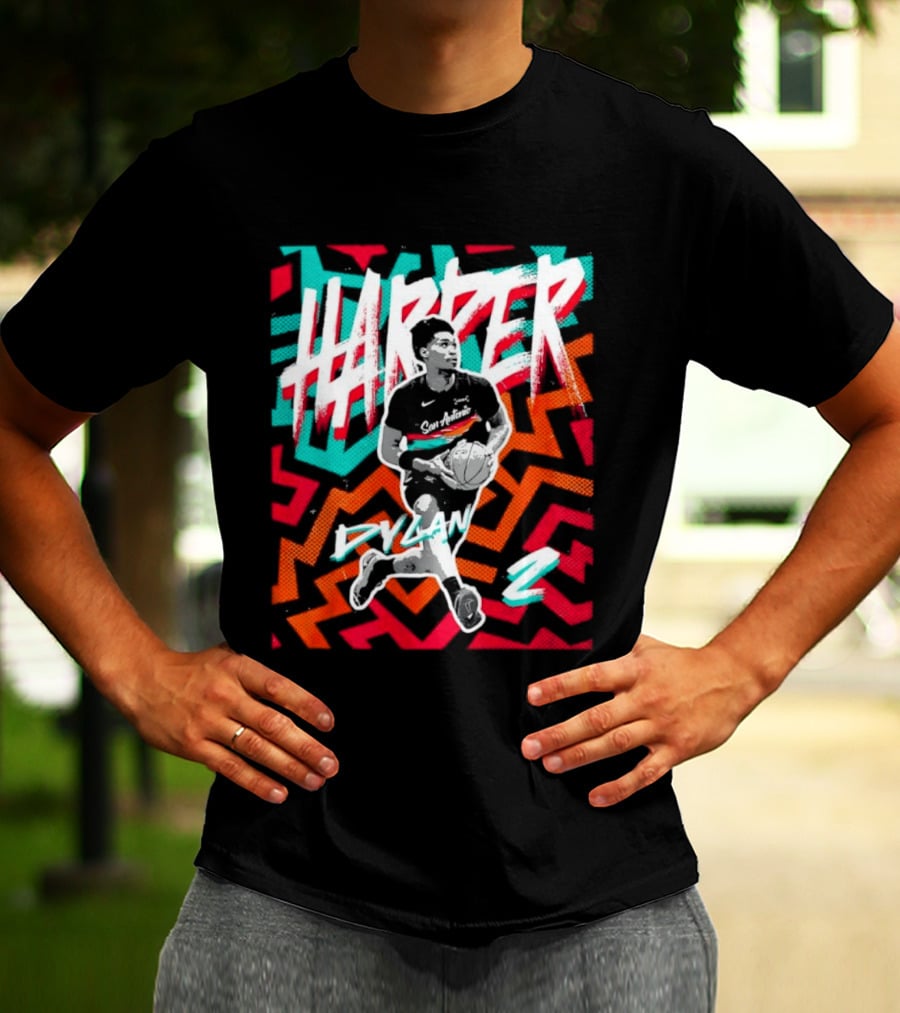 Dylan Harper San Antonio Spurs 2 NBA Fiesta T-Shirt