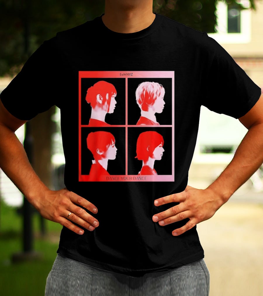 Exwhyz Dance Your Dance Four Profiles Red Frame T-Shirt