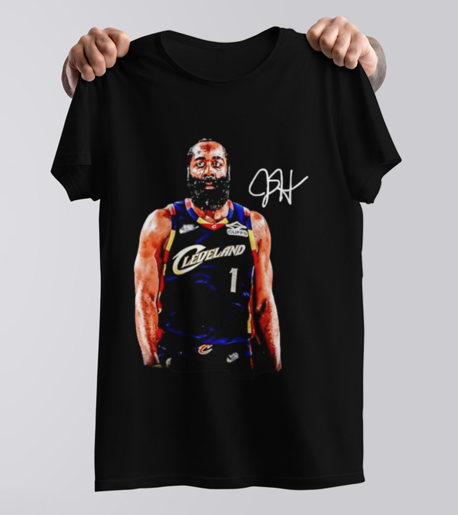 Cleveland Cavaliers James Harden 1 Basketball Jersey T-Shirt
