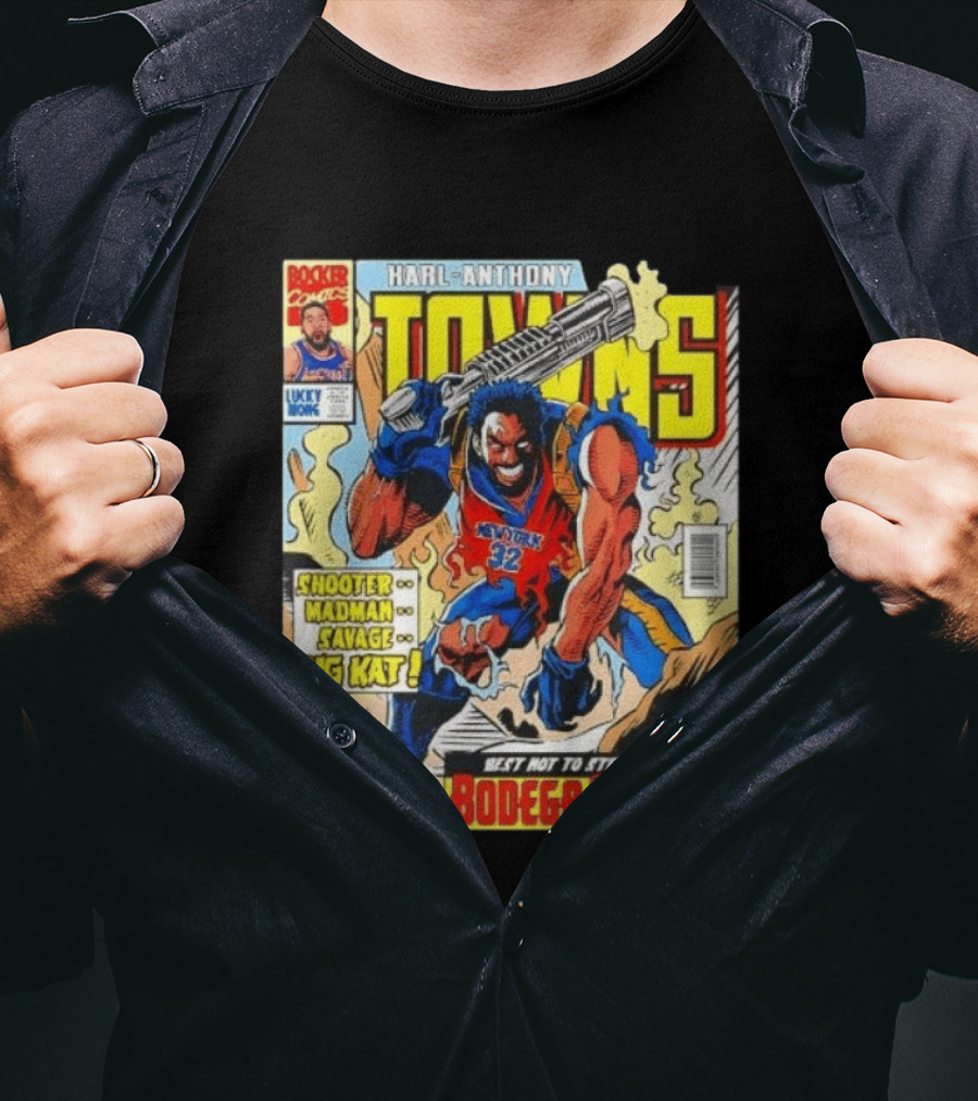HARL ANTHONY TOWNS Shooter Madman Savage Big Kat Best Not To Step To The Bodega Bishop T-Shirt