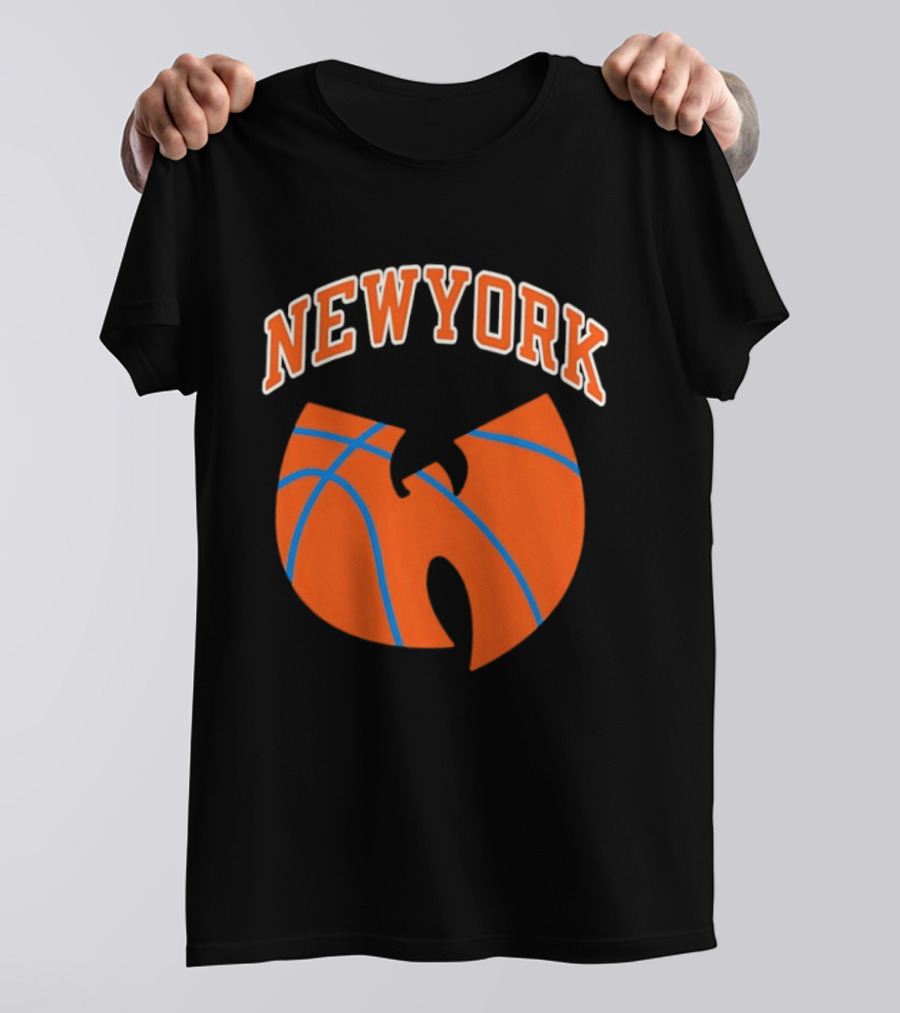 New York Basketball Wu Tang Clan Iconic Sports Fusion T-Shirt