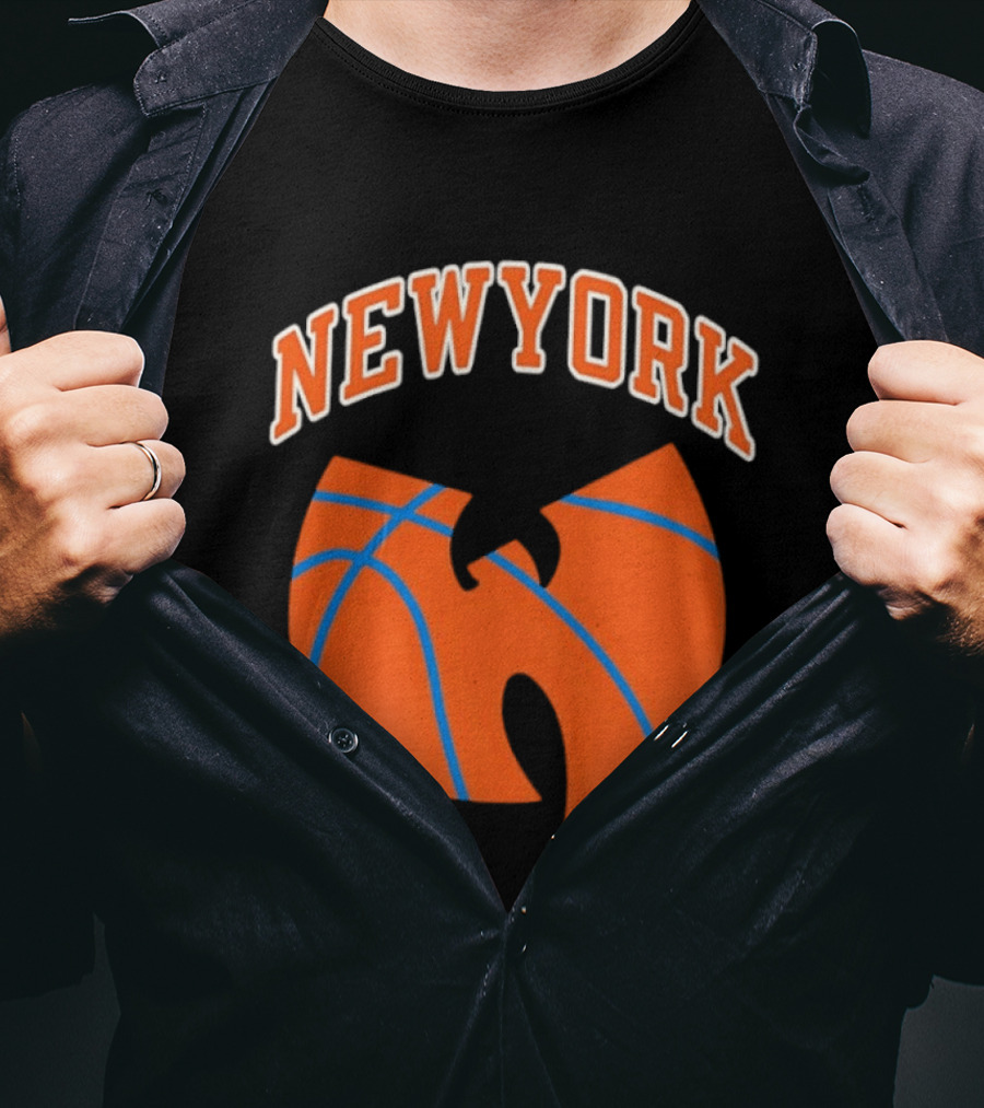 New York Basketball Wu Tang Clan Iconic Sports Fusion T-Shirt