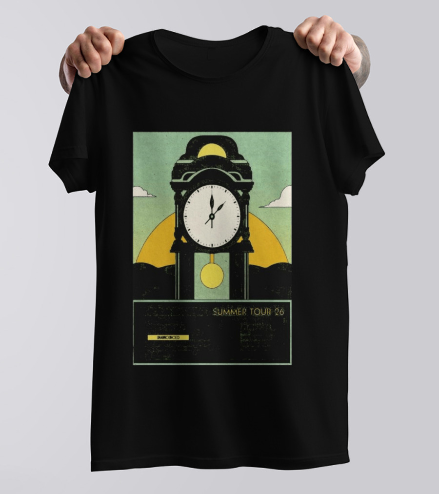 Unannounced The Band Memo Summer Tour 2026 And Sun T-Shirt