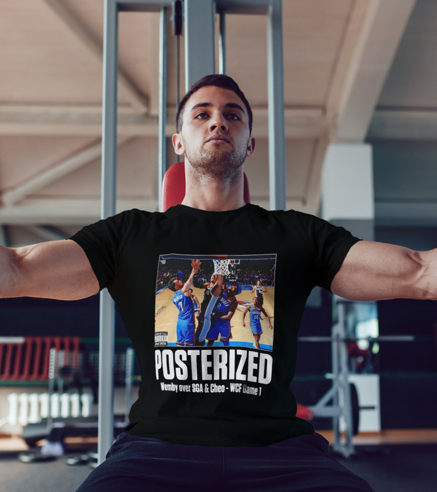 Ized Victor Wembanyama Chet Holmgren Shai Gilgeous Alexander NBA Game 1 2026 T-Shirt