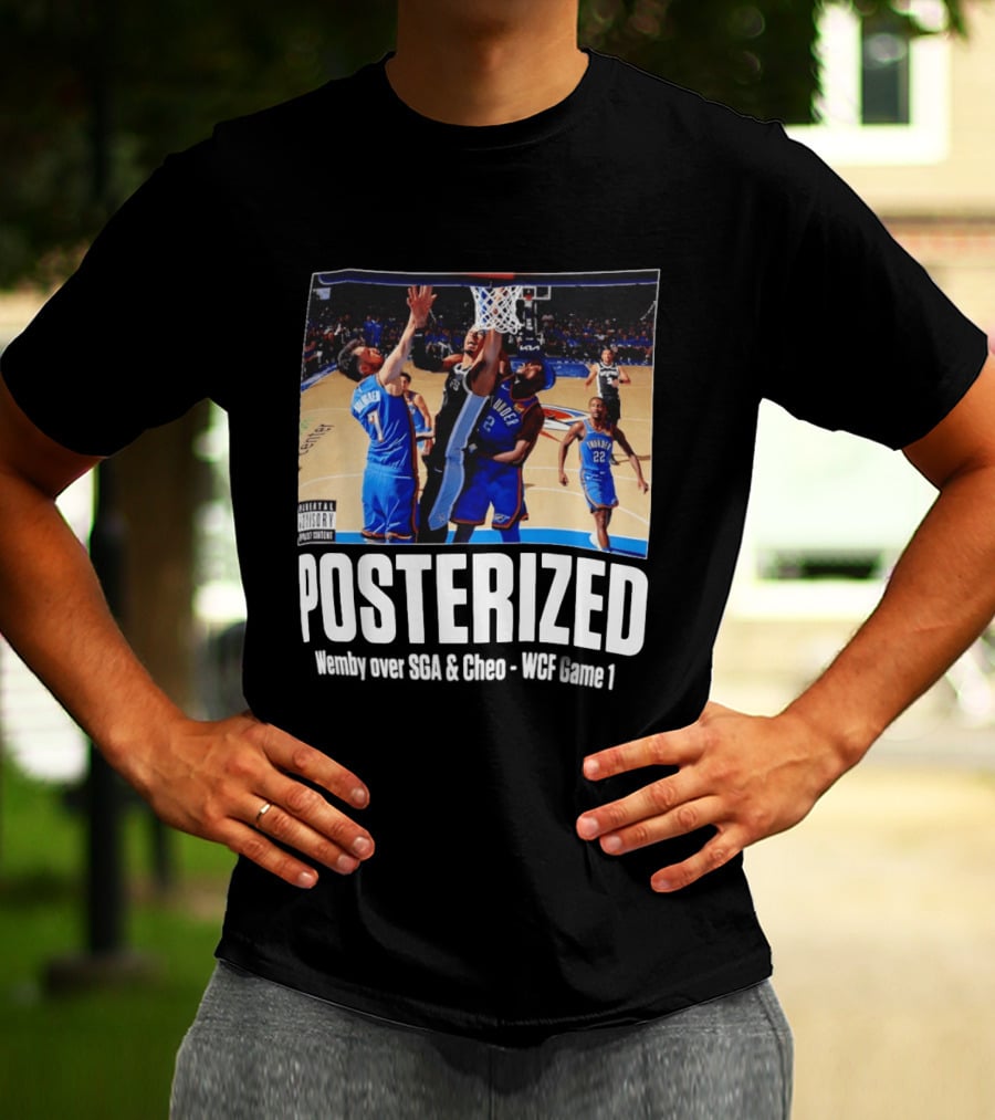 Ized Victor Wembanyama Chet Holmgren Shai Gilgeous Alexander NBA Game 1 2026 T-Shirt