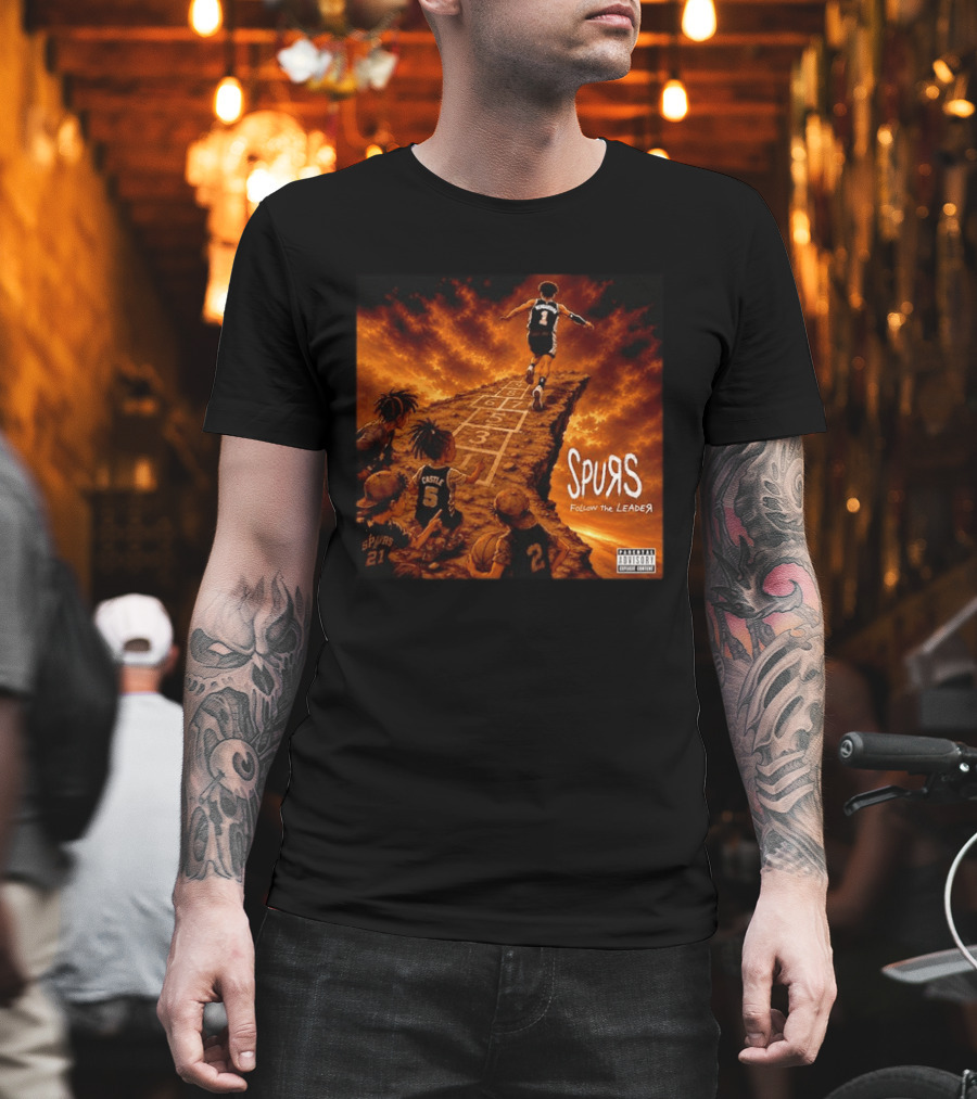 Victor Wembanyama Spurs Follow The Leader San Antonio NBA T-Shirt