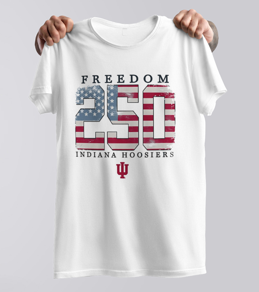 Indiana Hoosiers Freedom 250 Stars And Stripes Celebration T-Shirt