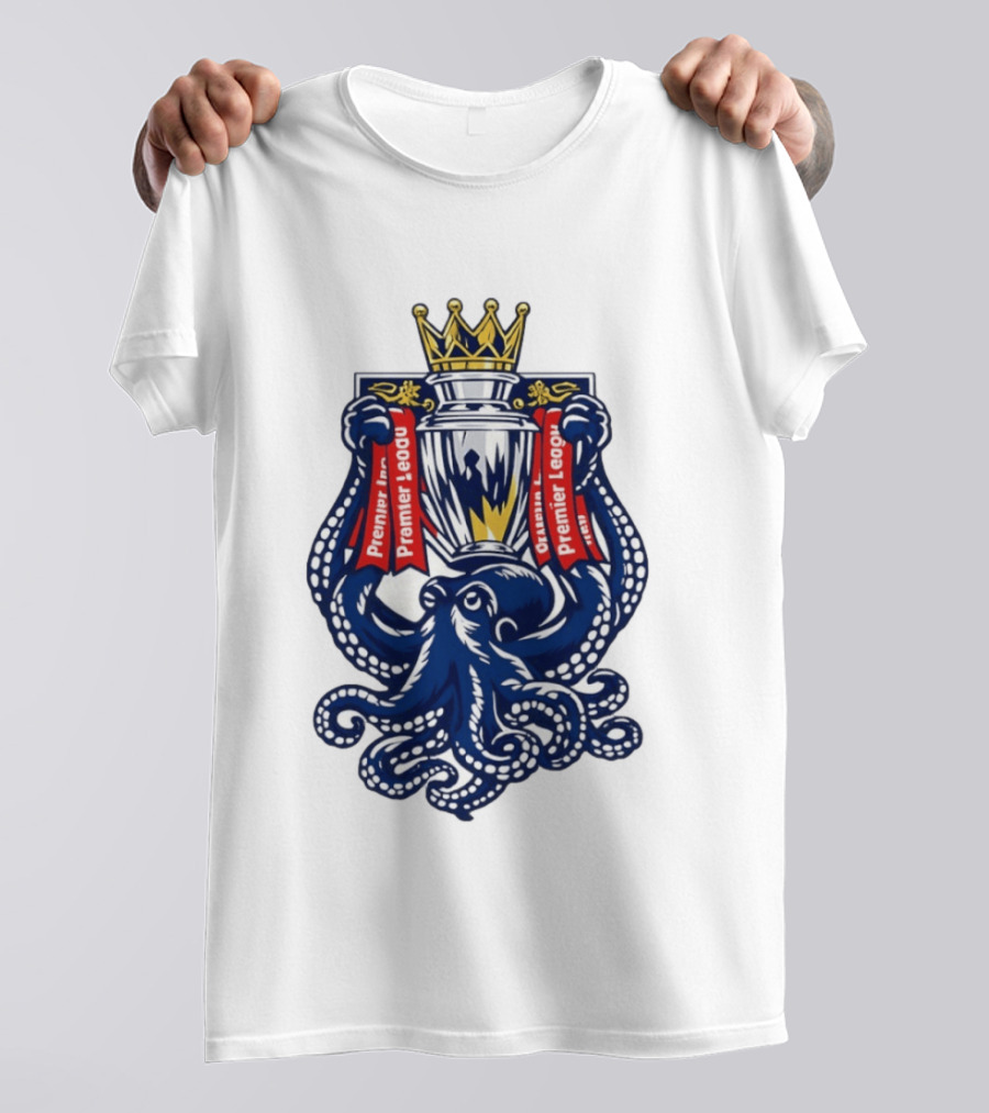 Octopus Holding Premier League Trophy Arsenal 2026 T-Shirt