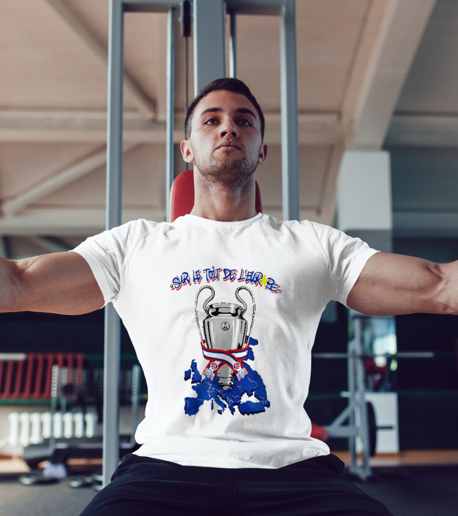 Paris Saint Germain Sur Le Toit De L'Europe 2026 Trophy T-Shirt