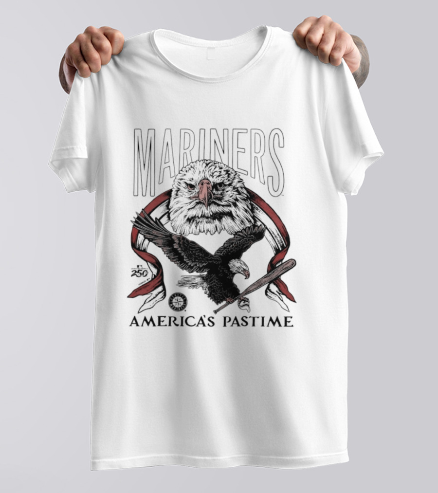 Mariners America's Pastime Bald Eagle Celebration T-Shirt