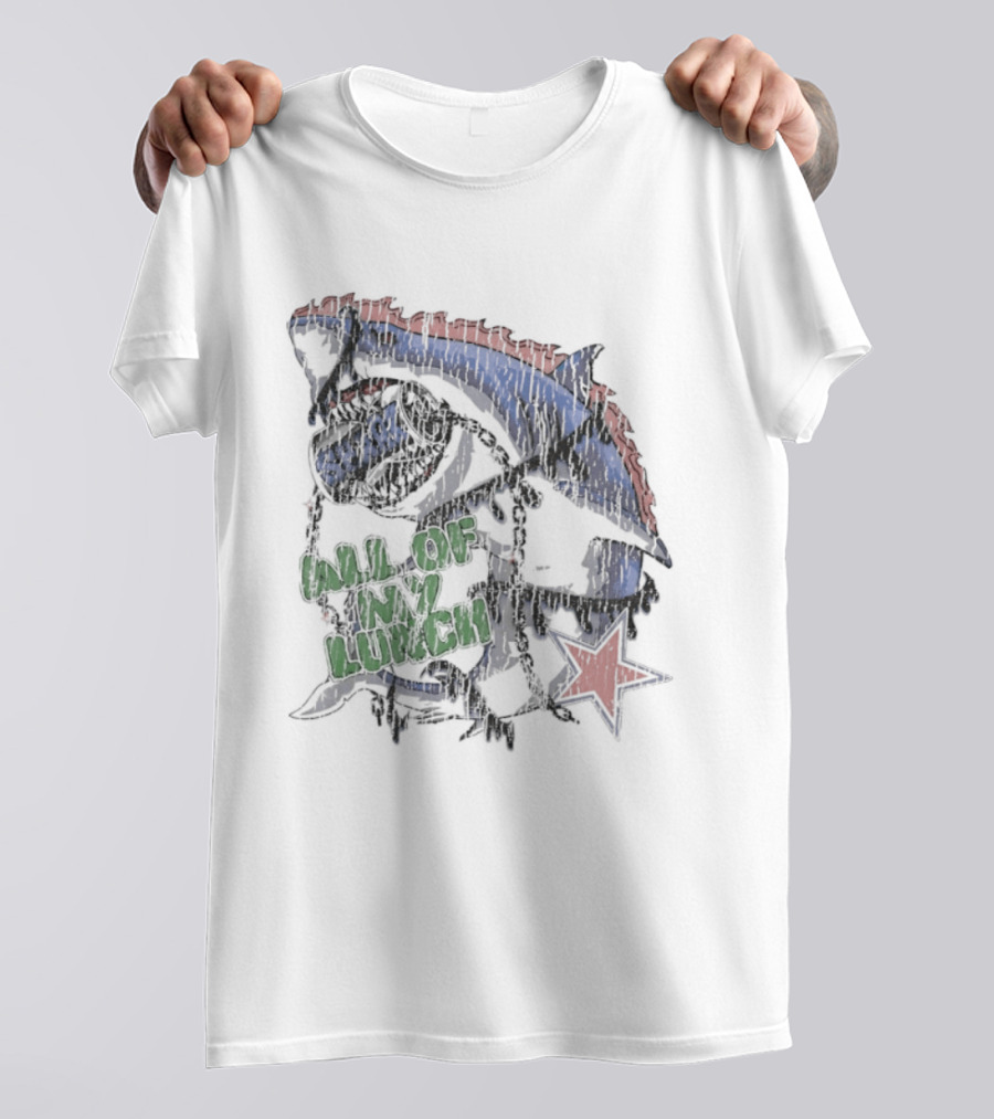 Shark Sparx All Of My Lunch Red Star T-Shirt