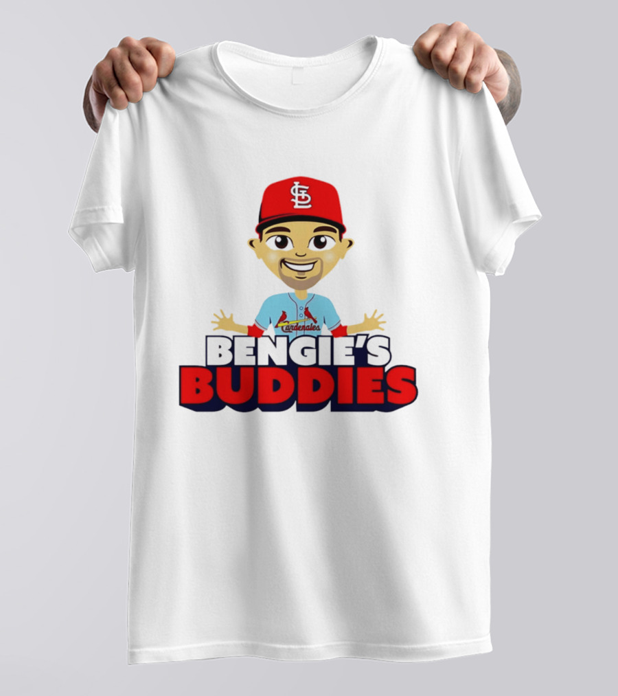Bengie's Buddies St. Louis Cardinals Cardenales Caricature T-Shirt