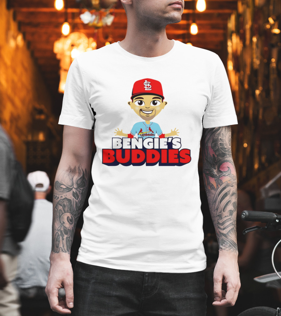 Bengie's Buddies St. Louis Cardinals Cardenales Caricature T-Shirt