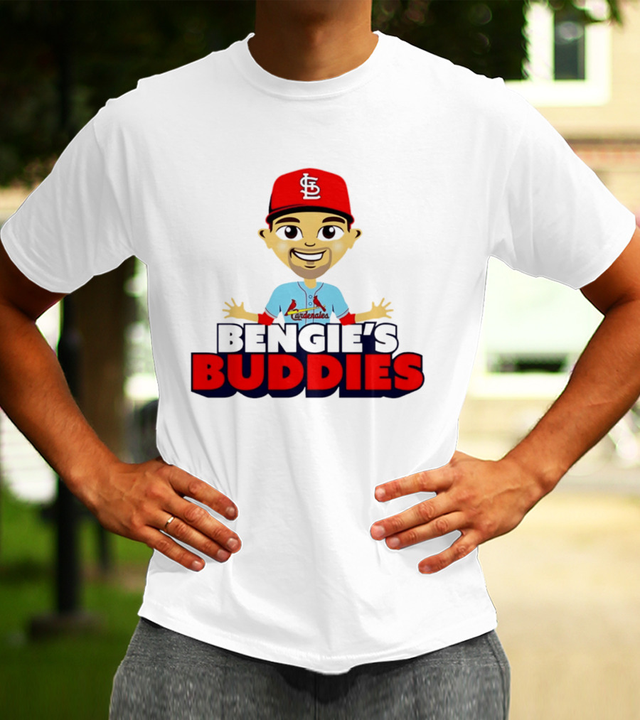 Bengie's Buddies St. Louis Cardinals Cardenales Caricature T-Shirt