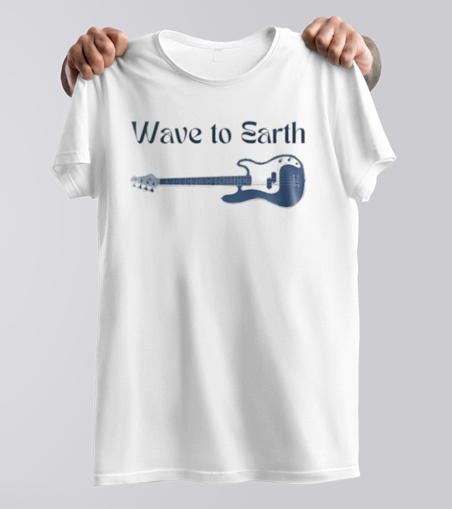 Wave To Earth The Pieces Tour Edition Guitar T-Shirt