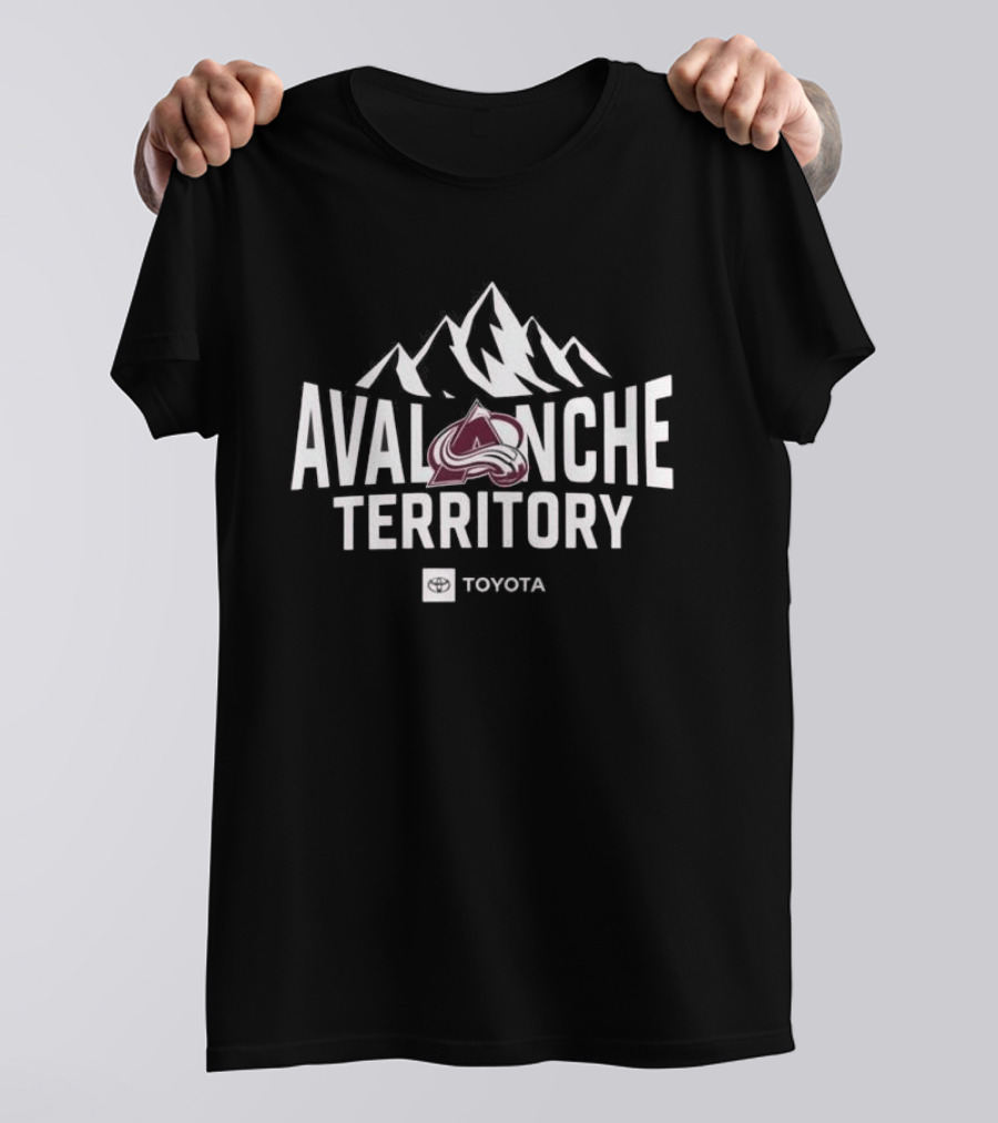 Avalanche Territory Toyota Colorado Hockey Mountains T-Shirt