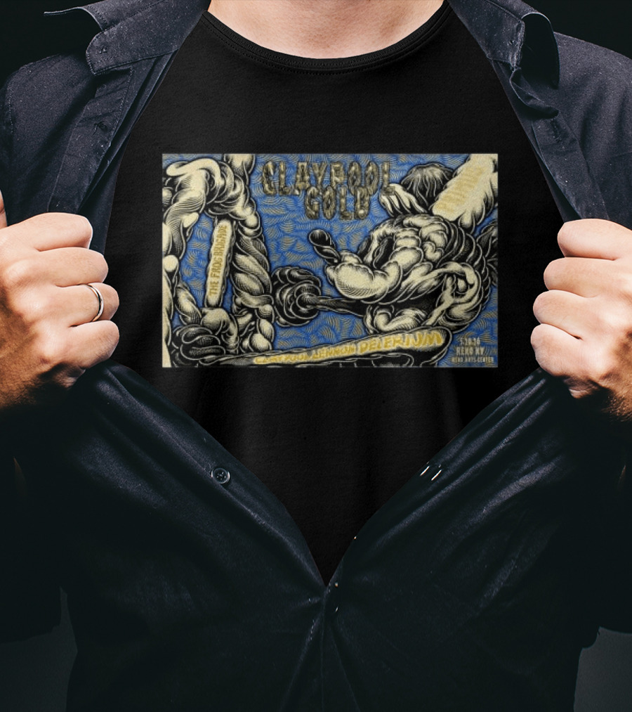 Claypool Lennon Delirium The Frog Brigade May 20 2026 Reno Events Center NV T-Shirt