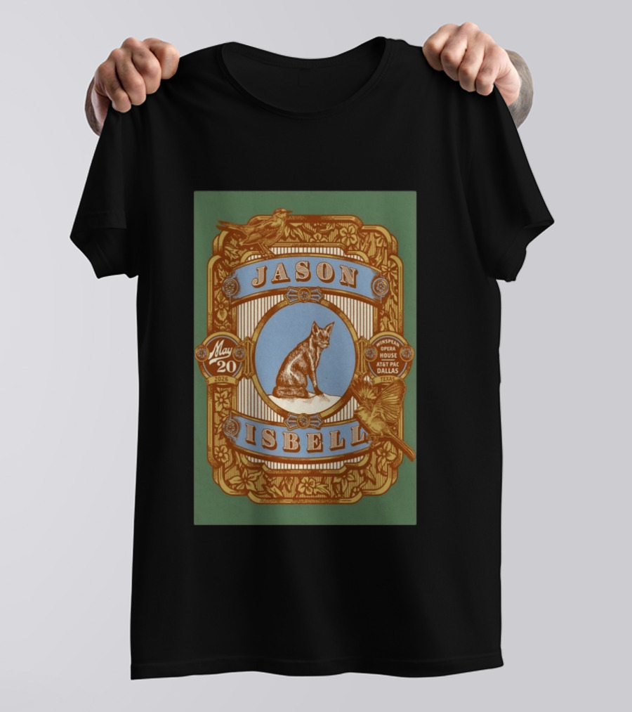 Jason Isbell Winspear Opera House Dallas Texas May 20 2026 T-Shirt
