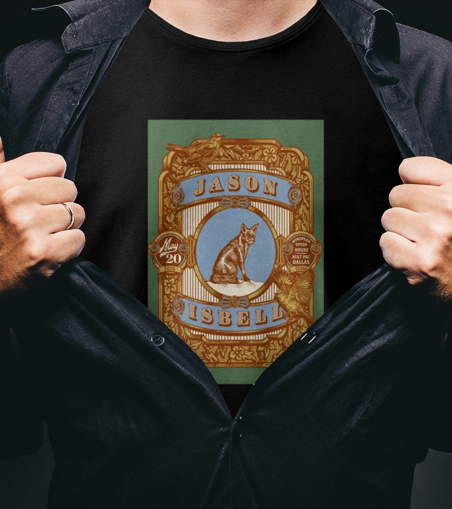 Jason Isbell Winspear Opera House Dallas Texas May 20 2026 T-Shirt