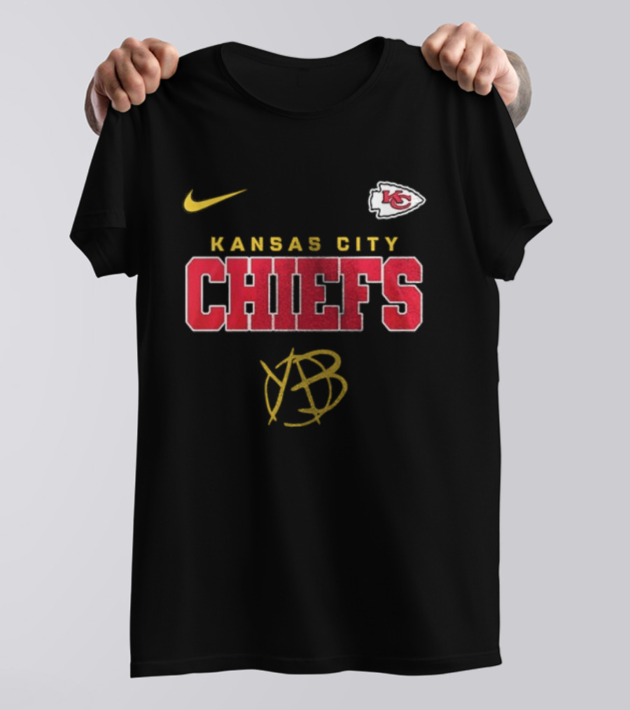 Kansas City Chiefs Yungblud Nike KC Football Collab T-Shirt