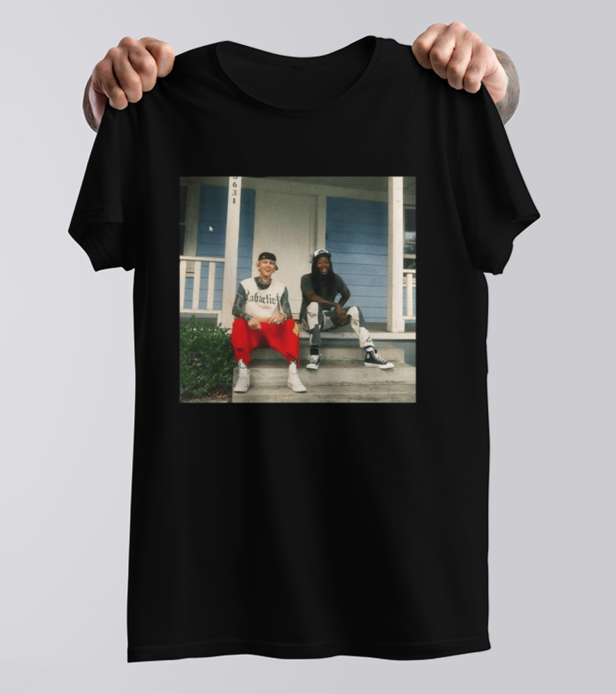Machine Gun Kelly MGK X Wiz Khalifa Blog Era Boyz Mixtape Cover 3631 T-Shirt
