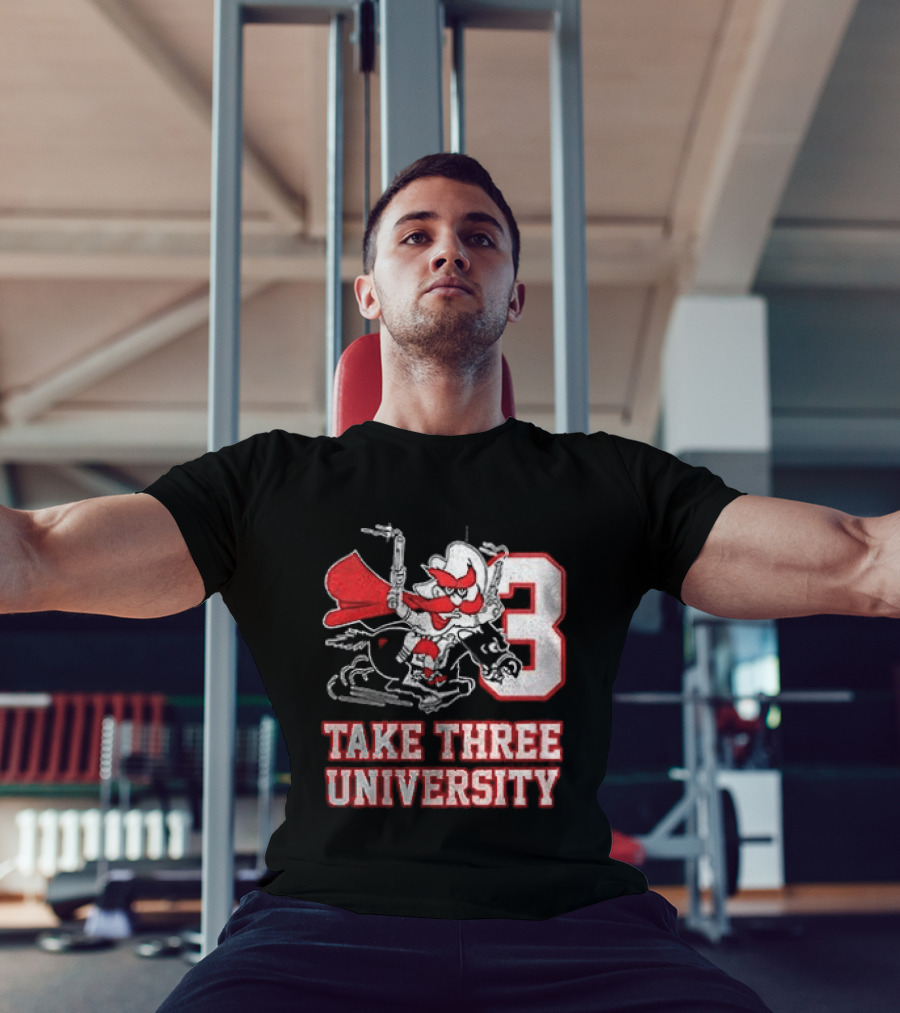 Texas Tech Red Raiders Take Three University Wreck 'Em 3 T-Shirt