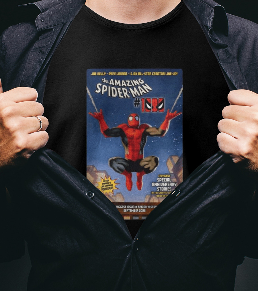 The Amazing Spider Man 1000 Special Anniversary Stories Greatest Creative Hands On Earth Marvel 2025 T-Shirt