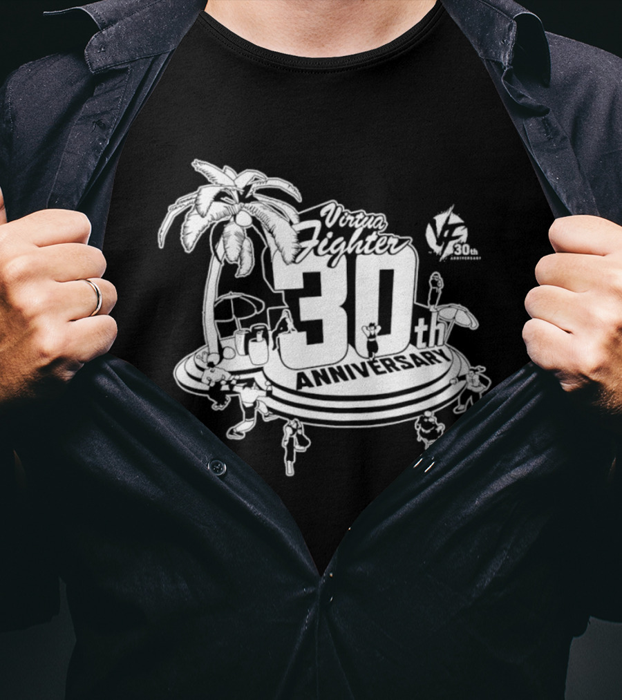 Virtua Fighter 30th Anniversary Palm Island Celebration T-Shirt