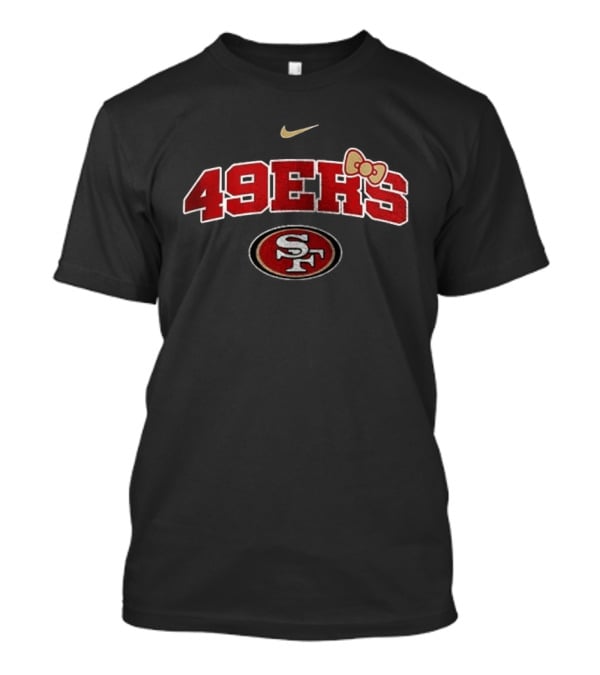 San Francisco 49ers Hello Kitty Nurse Loves Her Nike Sports Fan T-Shirt