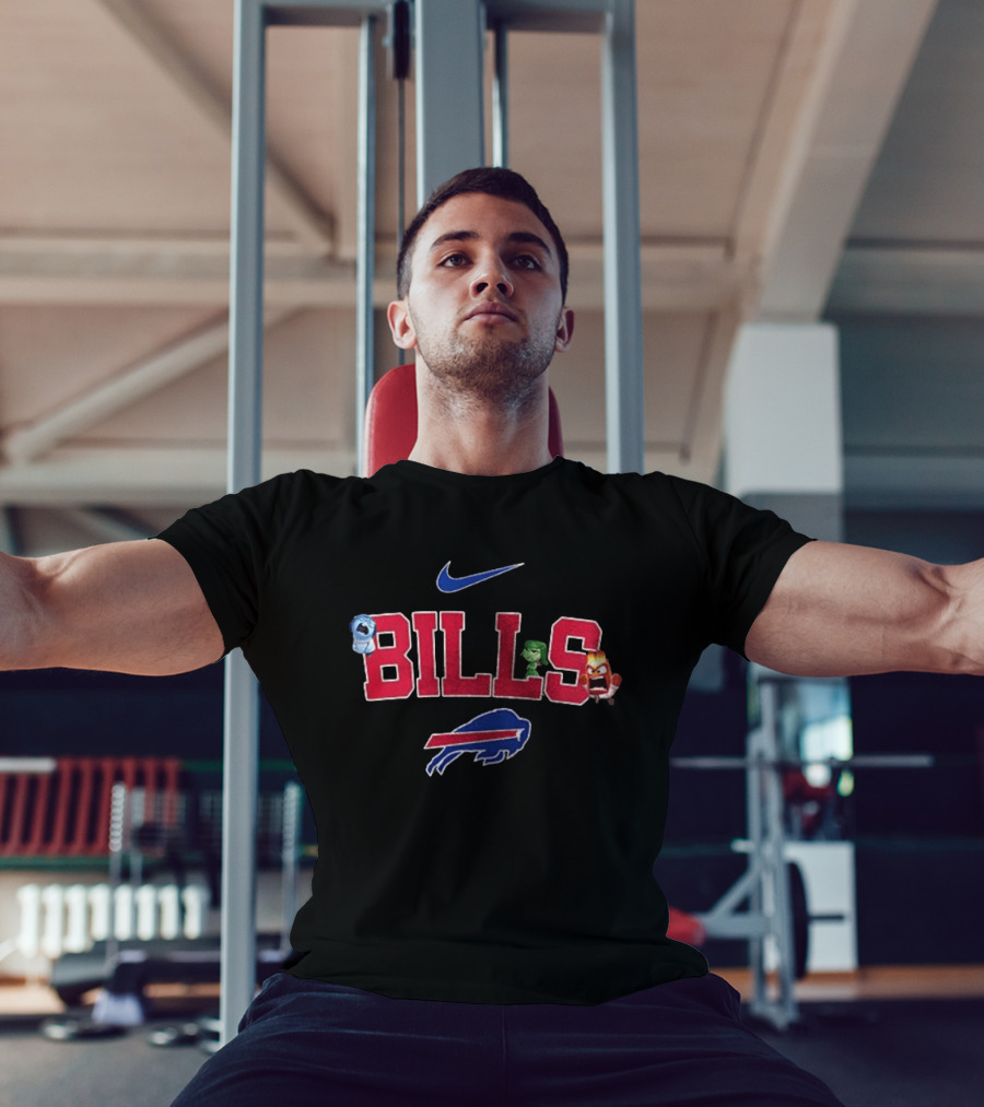 Buffalo Bills Nike Inside Out Characters All The Feels T-Shirt