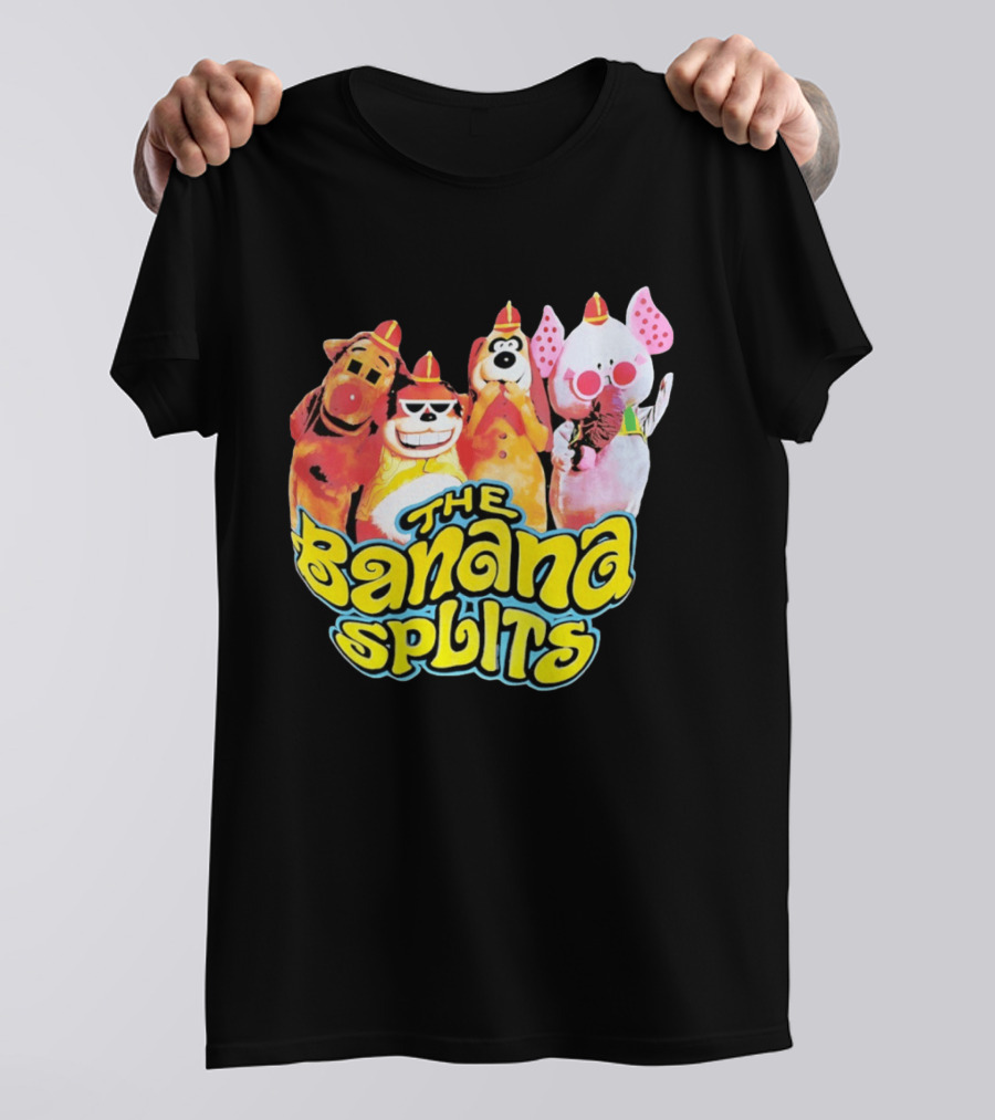The Banana Splits Characters Hanna Barbera Retro Animation Series T-Shirt