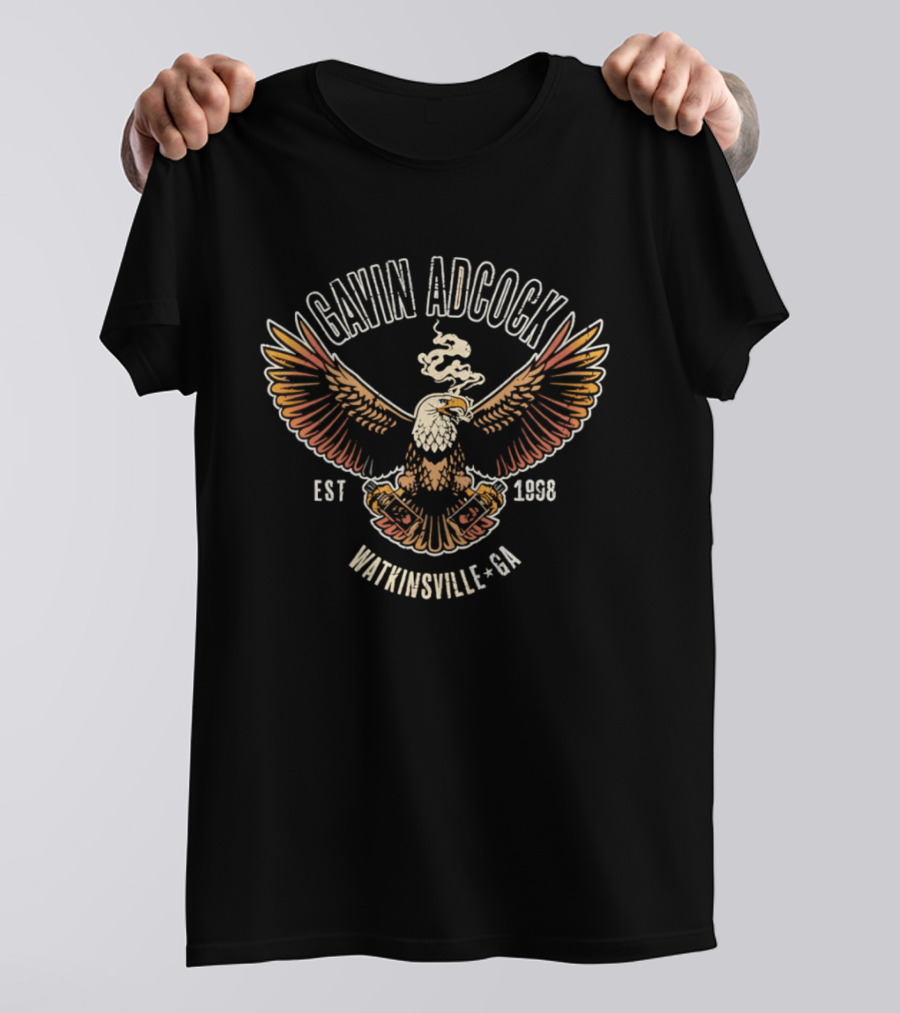 Gavin Adcock Eagle Watkinsville GA EST 1998 T-Shirt