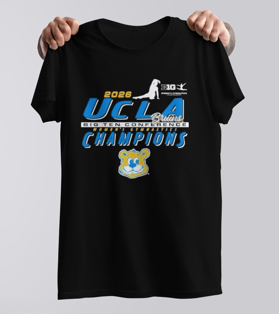 2023 UCLA Bruins Gymnastics Women's Big Ten Champions T-Shirt