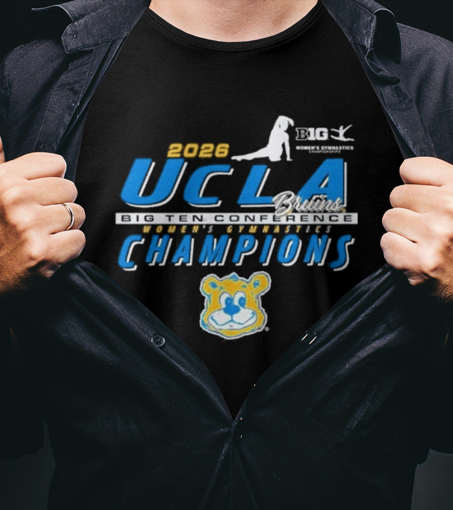 2023 UCLA Bruins Gymnastics Women's Big Ten Champions T-Shirt