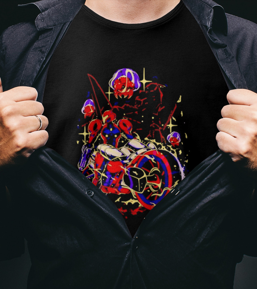 Under New Stars Samus Aran Vi O La Motorcycle Metroid Prime 4 Beyond T-Shirt