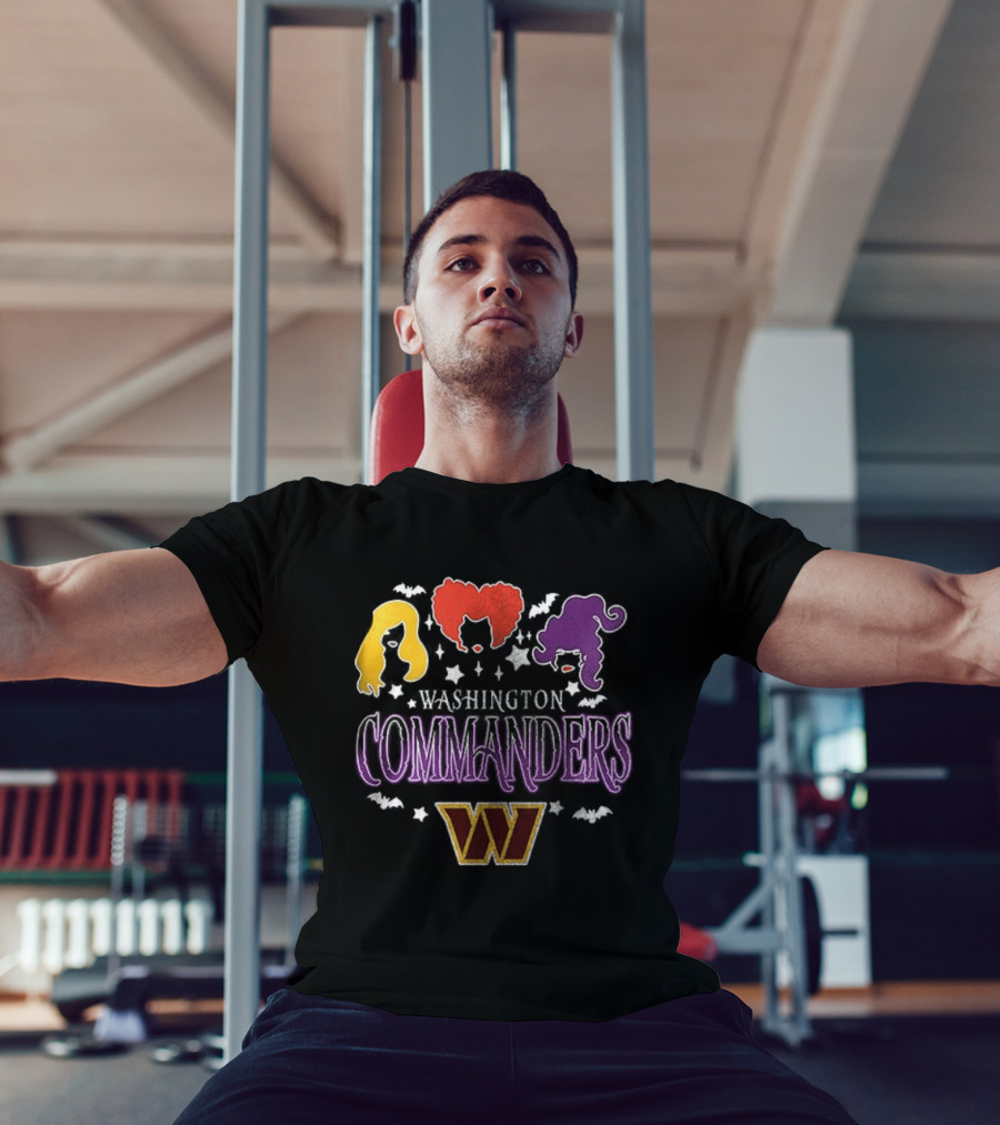 Washington Commanders You Can't Sit With Us Hocus Pocus Hair T-Shirt