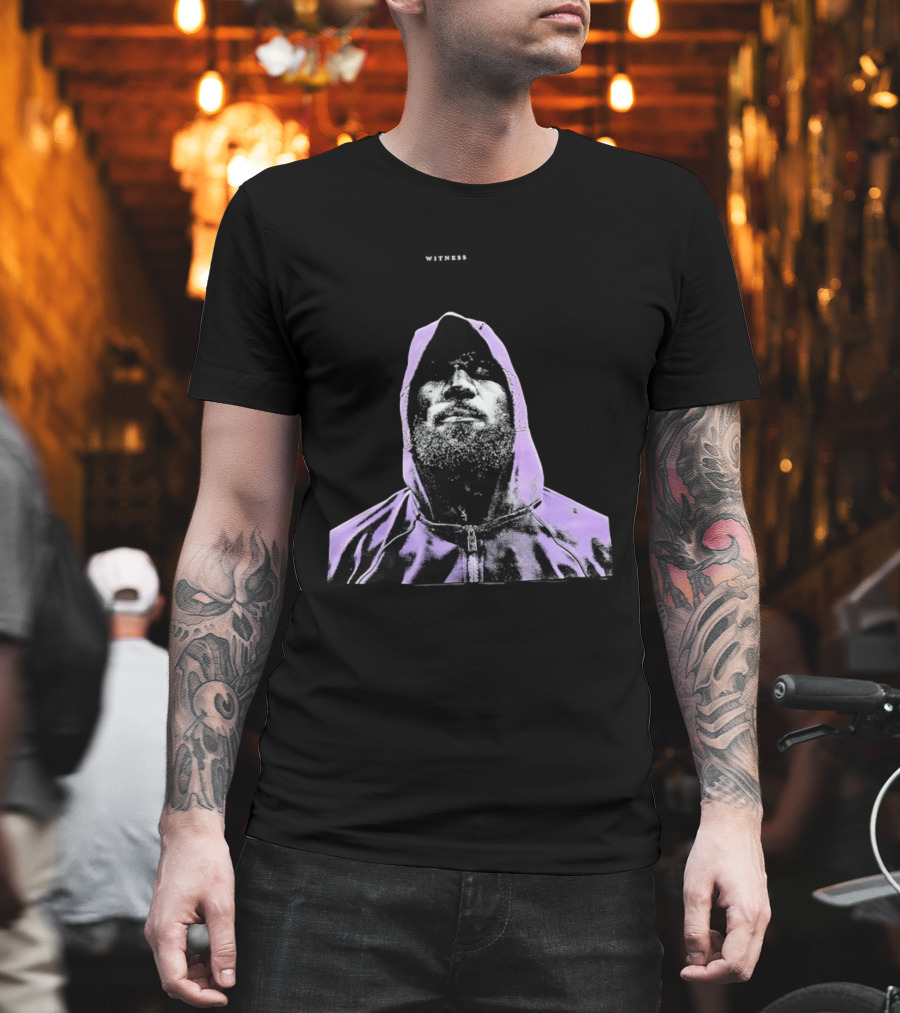 Witness LeBron James Style Purple T-Shirt