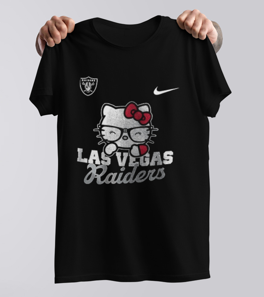 Las Vegas Raiders Hello Kitty Nike Collaboration T-Shirt