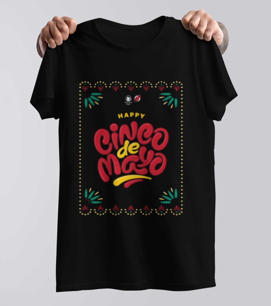 New Jersey Devils Happy Cinco De Mayo Celebration T-Shirt