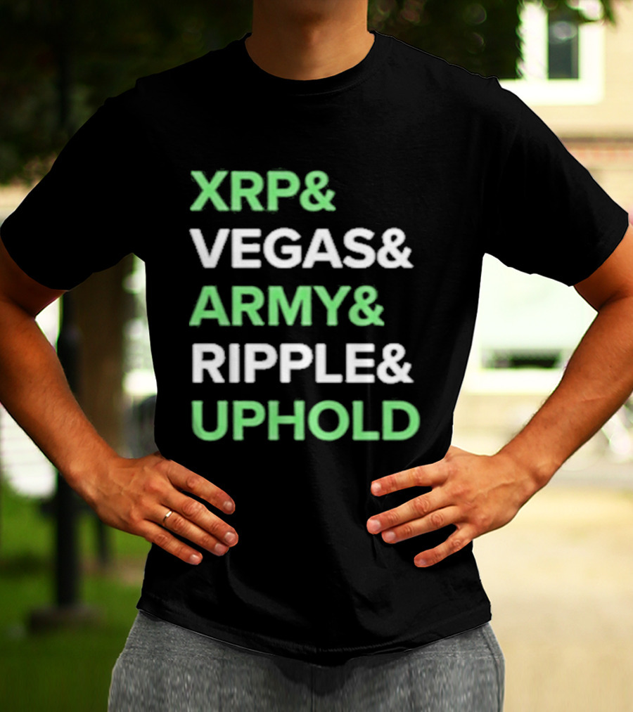 XRP Vegas Army Ripple Uphold 2026 T-Shirt